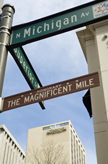 Michigan Prints: Michigan Avenue or The Magnificent Mile