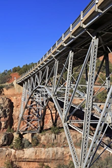 Sedona Prints: Midgley Bridge in Sedona, Arizona, United States of America, North America