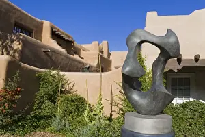 Sculpture Garden Prints: Migration sculptureby Allan Houser outside the Museum of Art