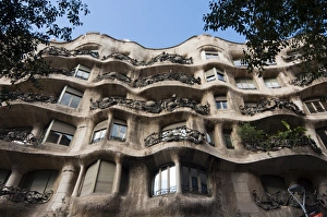 Antoni Gaudi Prints: Mila House (or La Pedrera) by Antoni Gaudi