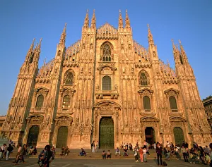 Cathedrals Prints: Milan Cathedral (Duomo), Milan, Lombardia, Italy, Europe