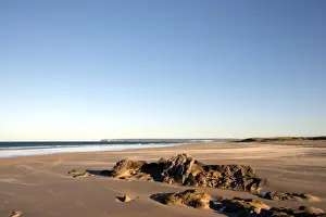 Miles of deserted beaches on the coast between Barbate and Zahara de los Atunes in Andalucia