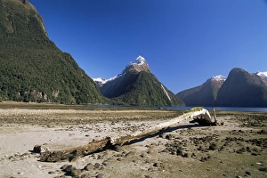 Milford Sound and Mitre Peak