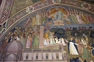 Painted Image Prints: Militant and Triumphant Church by Andrea di Bonaiuto, Spanish Chapel, Santa Maria Novella