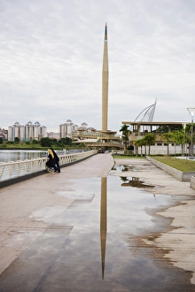 Putrajaya Prints: Millennium Monument, Putrajaya, Malaysia, Southeast Asia, Asia