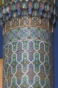 Masjid E Jam Prints: Detail of the minaret of the Friday Mosque (Masjet-e Jam), Herat, Afghanistan, Asia