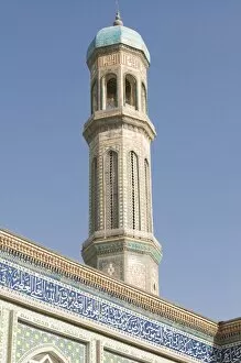 Images Dated 17th August 2009: Minaret of Haji Jakoub Mosque, Dushanbe, Tajikistan, Central Asia