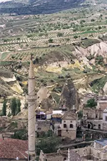 Goreme Prints: Minaret, volcanic tuff pillars and erosion surrounding Goreme