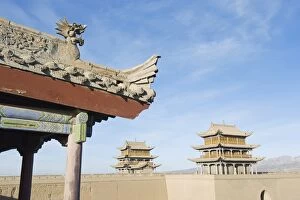 Images Dated 11th December 2008: Ming dynasty Jiayuguan Fort dating from 1372 in the Hexi Corridor, Gansu Province