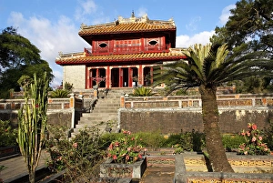 Royalty Prints: Minh Mang tomb, UNESCO World Heritage Site, Hue, Vietnam, Indochina, Southeast Asia, Asia