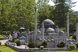 Austrian Prints: Minimundus (Miniature Park), Klagenfurt am Worthersee, Carinthia, Austria, Europe