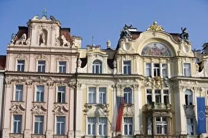 Images Dated 1st June 2007: Ministerstvo pro mistni Rozvoj facade, Art Nouveau architecture, Old Town Square
