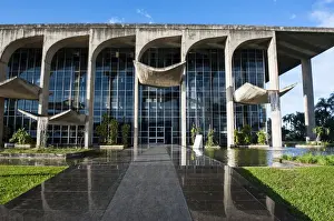 Brasilia Prints: Ministry of Justice, Brasilia, UNESCO World Heritage Site, Brazil, South America