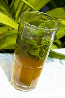 Mint tea, Tangier, Morocco, North Africa, Africa