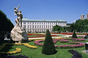 Mirabell Gardens and Schloss Mirabell, Salzburg, Austria, Europe