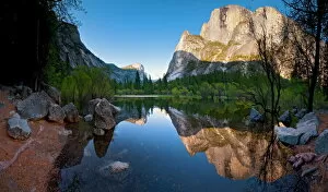 Images Dated 11th May 2009: Mirror Lake, Yosemite National Park, UNESCO World Heritage Site, California