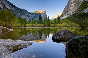 Images Dated 11th May 2009: Mirror Lake, Yosemite National Park, UNESCO World Heritage Site, California