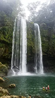 Waterfalls Prints: Misol Ha waterfall, Chiapas, Mexico, North America