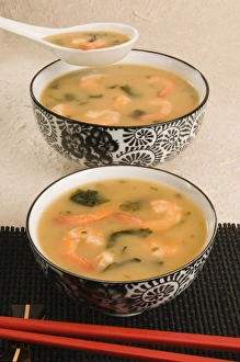 Spoon Prints: Misoshiru soup, Japan, Asia