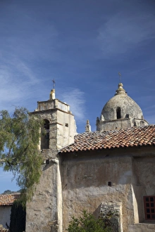 Images Dated 17th April 2009: Mission San Carlos Borromeo de Carmelo (Carmel Mission), headquarters of the original Alta California Missions