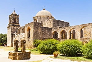 Texas Prints: Mission San Jose y San Miguel de Aguayo, Mission San Jose, San Antonio, Texas, United