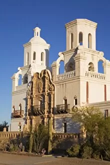 Images Dated 26th February 2009: Mission San Xavier del Bac, Tucson, Arizona, United States of America, North America