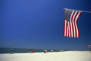 Mississippi Beach at Biloxi Resort, part of the miles of white sands on the Gulf of Mexico coast