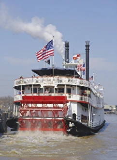 Louisiana Prints: Mississippi Steam Boat