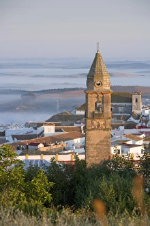 Medina Sidonia Prints: Misty dawn, Medina Sidonia, Andalucia, Spain, Europe