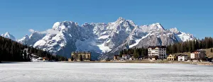 Belluno Prints: Misurina and Monte Cristallo panorama, Dolomites, Belluno, Italy, Europe