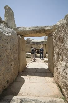 Mnajdra, a Megalithic temple constructed at the end of the third milennium BC