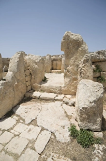 Images Dated 10th June 2008: Mnajdra, a Megalithic temple constructed at the end of the third milennium BC