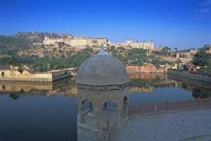 Rajasthan State Prints: Moata Lake and the fort
