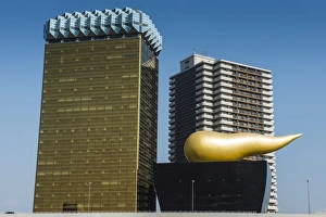 Asakusa Prints: Modern architecture in the Asakusa, Tokyo, Japan, Asia