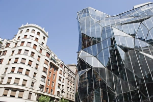 Bilbao Prints: Modern architecture of the Department of Health, Bilbao, Basque country, Spain, Europe