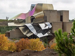 Architectural Design Prints: Modern architecture, Marques de Riscal Hotel