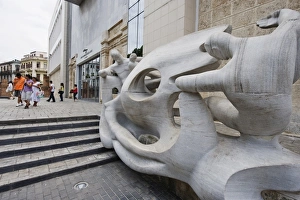 National Museum Of Art Prints: Modern art sculpture at Museo Nacional de Belles Artes, National Museum of Art