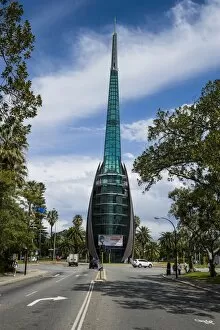 Images Dated 9th October 2008: Modern bell tower in Perth, Western Australia, Australia, Pacific