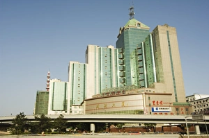 Xizhimen Prints: Modern buildings near Beijing North Train Station, Xizhimen district, Beijing