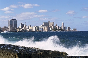 Vedado Prints: Modern quarter of Vedado, Havana, Cuba, West Indies, Central America