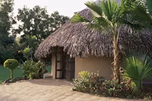 Tribal Prints: Modern residential home in traditional tribal Rabari round mud hut