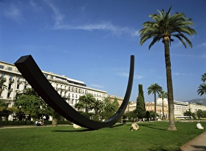 Pleasant Prints: Modern sculpture, Jardin Albert 1er, Nice, Alpes-Maritimes, French Riviera