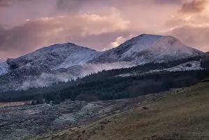 Chill Prints: Moel yr Ogor and Moel Lefn at sunset