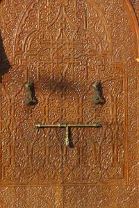 Doors Prints: Mohammed V Mosque door, Agadir, Morocco, North Africa, Africa