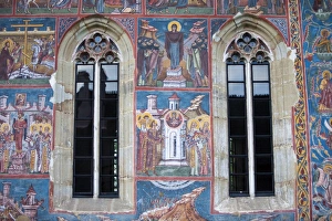 Images Dated 16th June 2009: Moldovita Monastery, UNESCO World Heritage Site, Bucovina, Romania, Europe