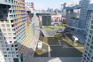 Images Dated 23rd April 2010: Moma Linked Hybrid complex by architect Steven Holl, built in 2009, Dongzhimen District