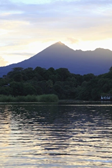 Volcano Prints: Mombacho Volcano, Lake Nicaragua, Granada, Nicaragua, Central America