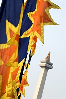 Jakarta Prints: Monas national monument, Jakarta, Java, Indonesia, Southeast Asia, Asia