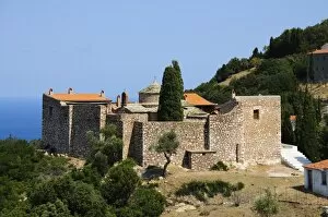 Images Dated 2nd September 2008: Monastery Agia Varvara, Skopelos, Sporades Islands, Greek Islands, Greece, Europe