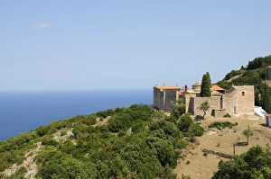 Images Dated 2nd September 2008: Monastery Agia Varvara, Skopelos, Sporades Islands, Greek Islands, Greece, Europe